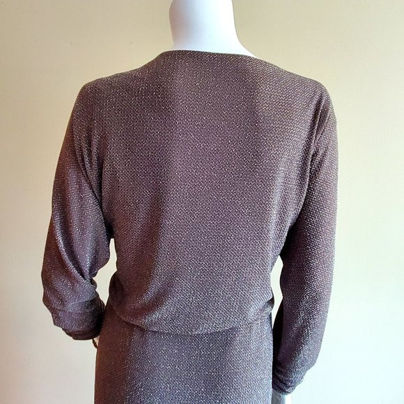 Jessica Howard Grey / Silver Shimmery Dress - Picture 8 of 9